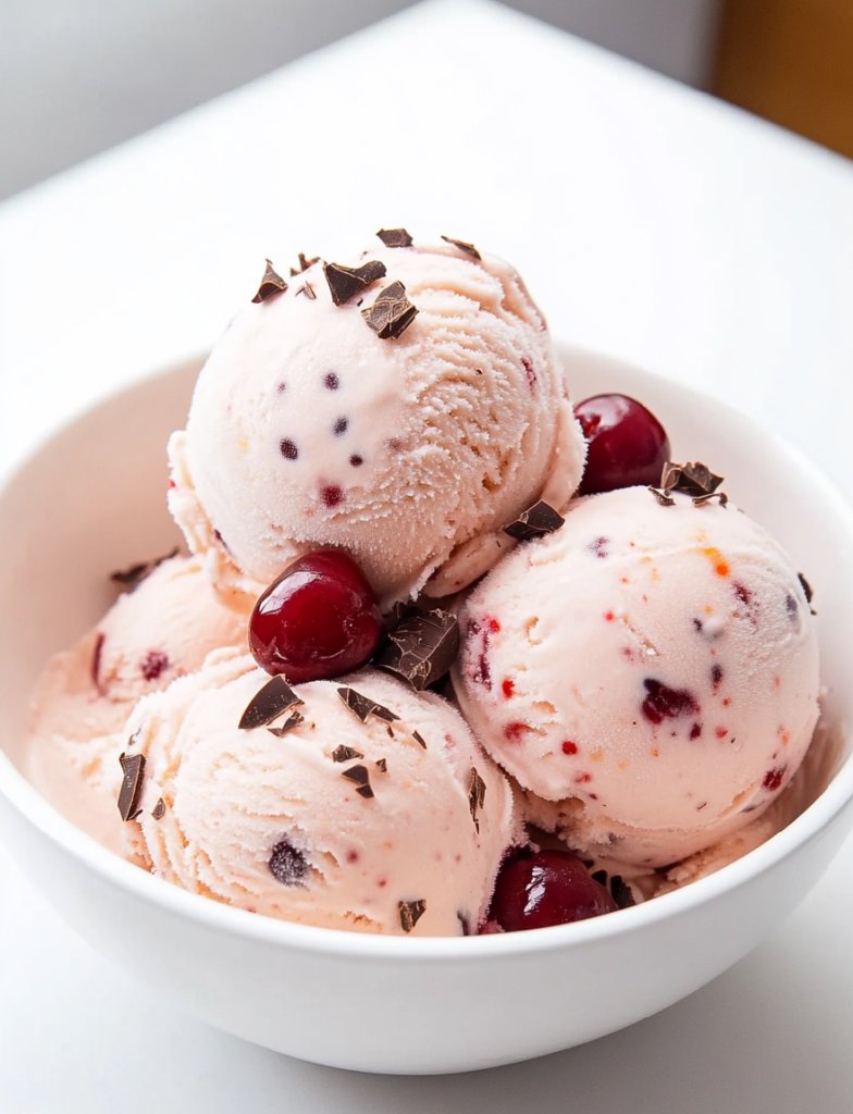 How to make Ninja Creami Cherry Garcia Ice Cream