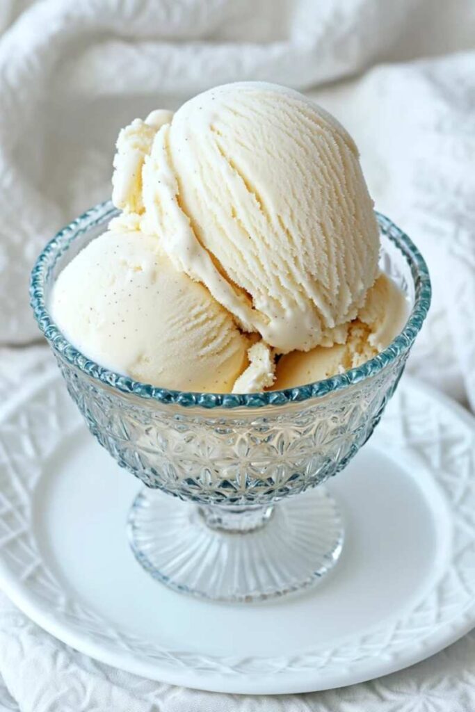 Making Ninja Creami Vanilla Bean Ice Cream