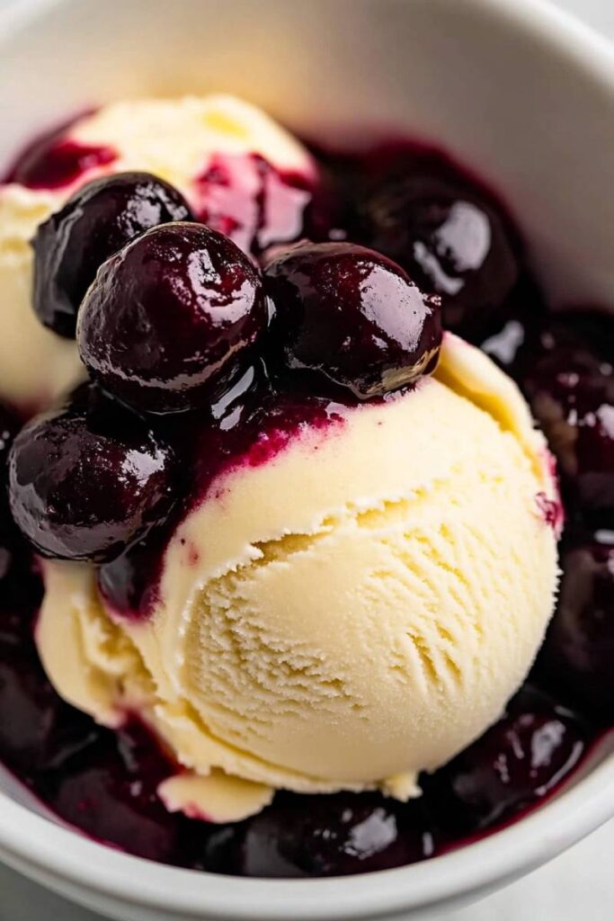 Making Ninja Creami Cherry Gelato