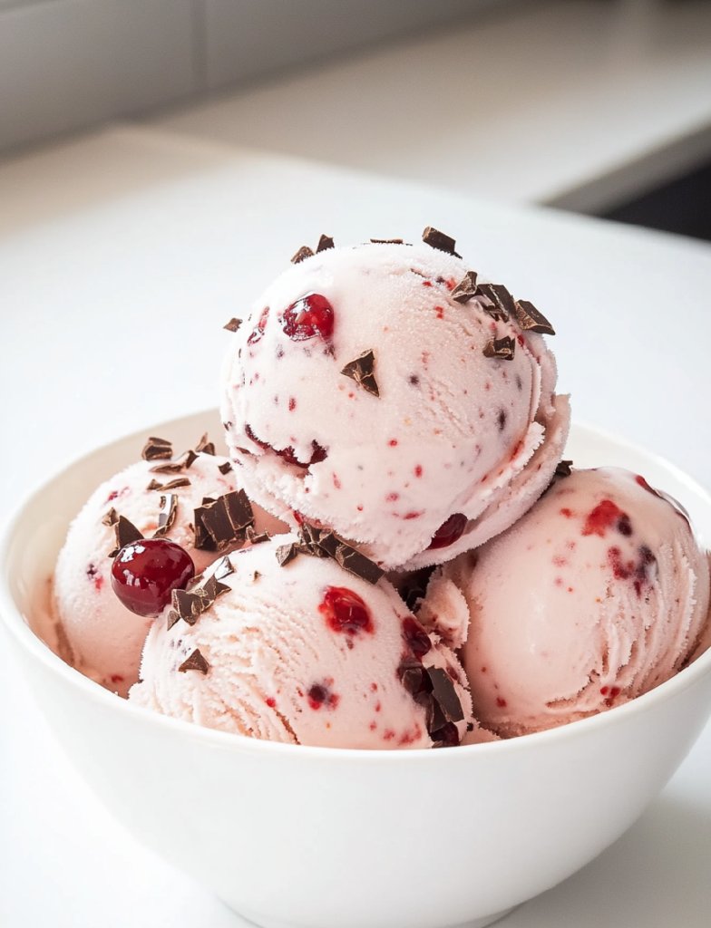 Ninja Creami Cherry Garcia Ice Cream Recipe