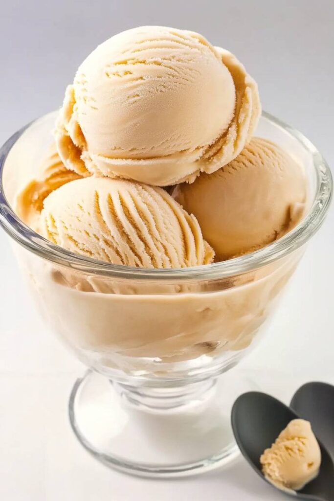 Serving and Storing Ninja Creami Butterscotch Pudding Ice Cream