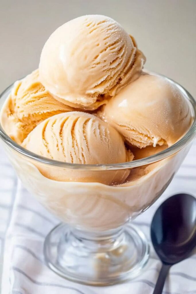 Step by Step Ninja Creami Butterscotch Pudding Ice Cream
