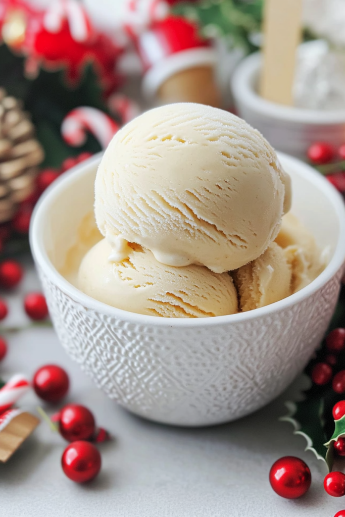 Storing Ninja Creami Eggnog Ice Cream
