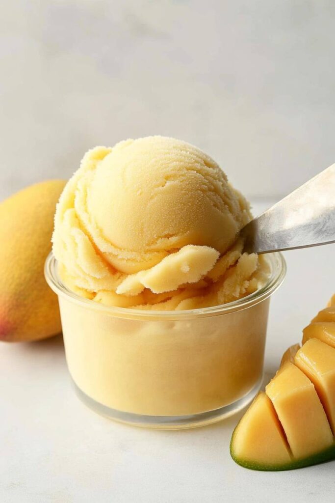 Storing-Ninja-Creami-Mango-Sorbet