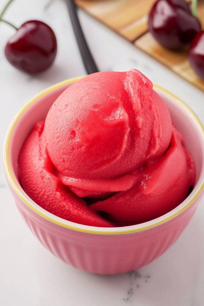 Customize Ninja Creami Cherry Pie Sorbet
