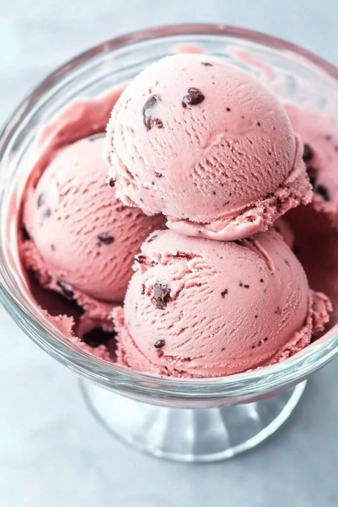 Making of Ninja Creami Cherry Chocolate Ice Cream