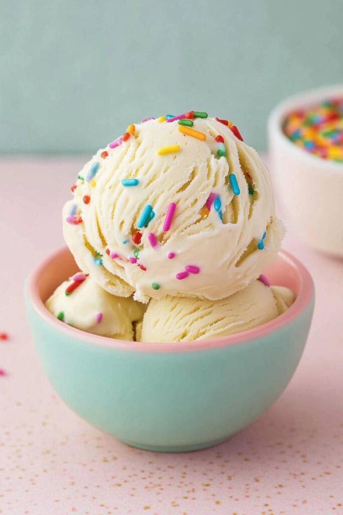 Ninja Creami Cake Batter Ice Cream Recipe