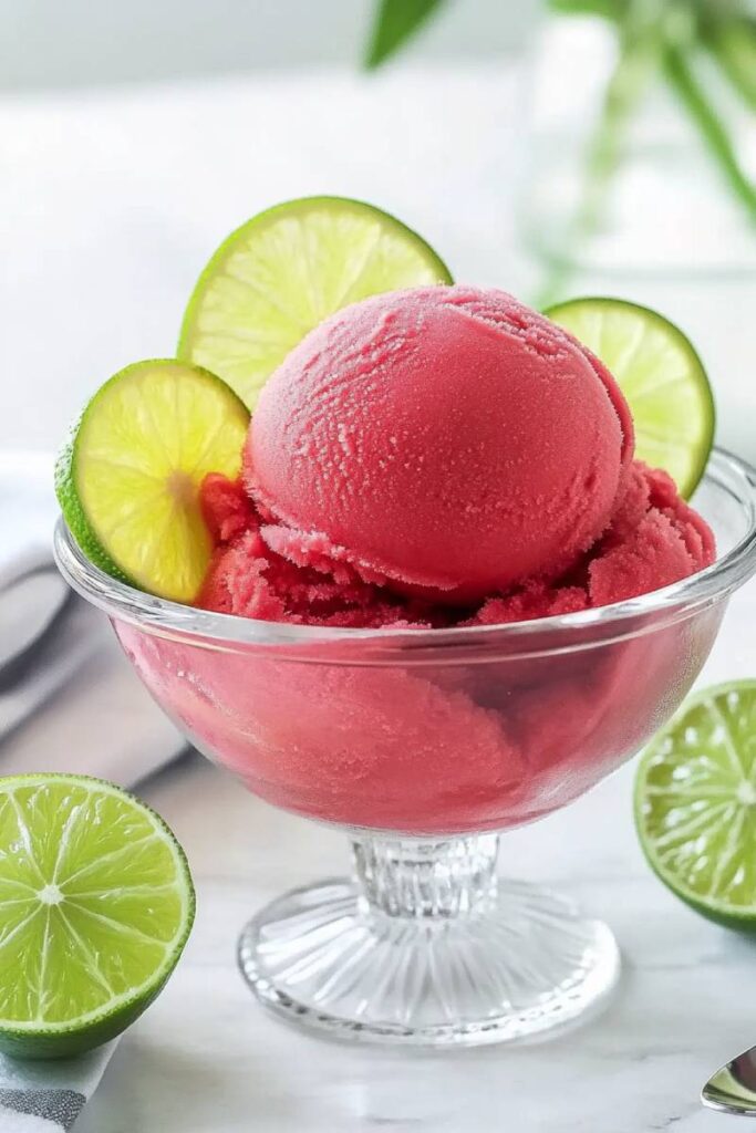 Ninja Creami Cherry Limeade Sorbet