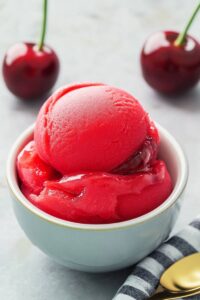Ninja Creami Cherry Pie Sorbet