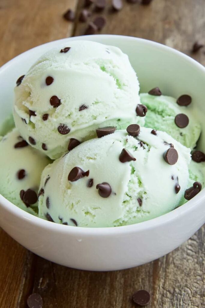 Ninja Creami Mint Chocolate Chip Ice Cream Recipe
