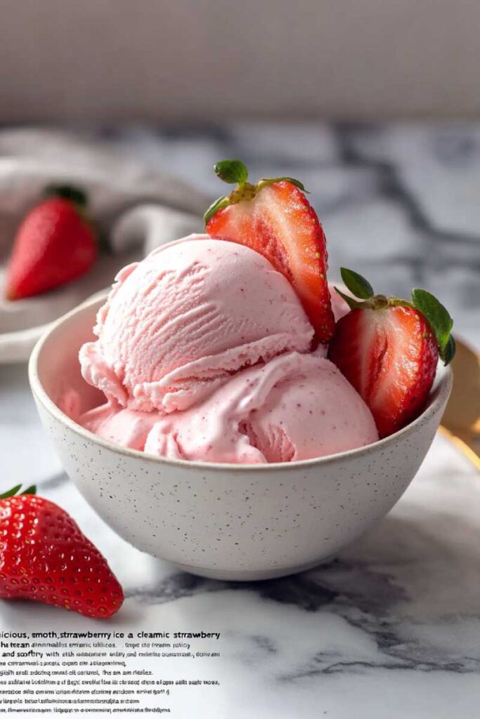 Ninja Creami Strawberry Cottage Cheese Ice Cream Making