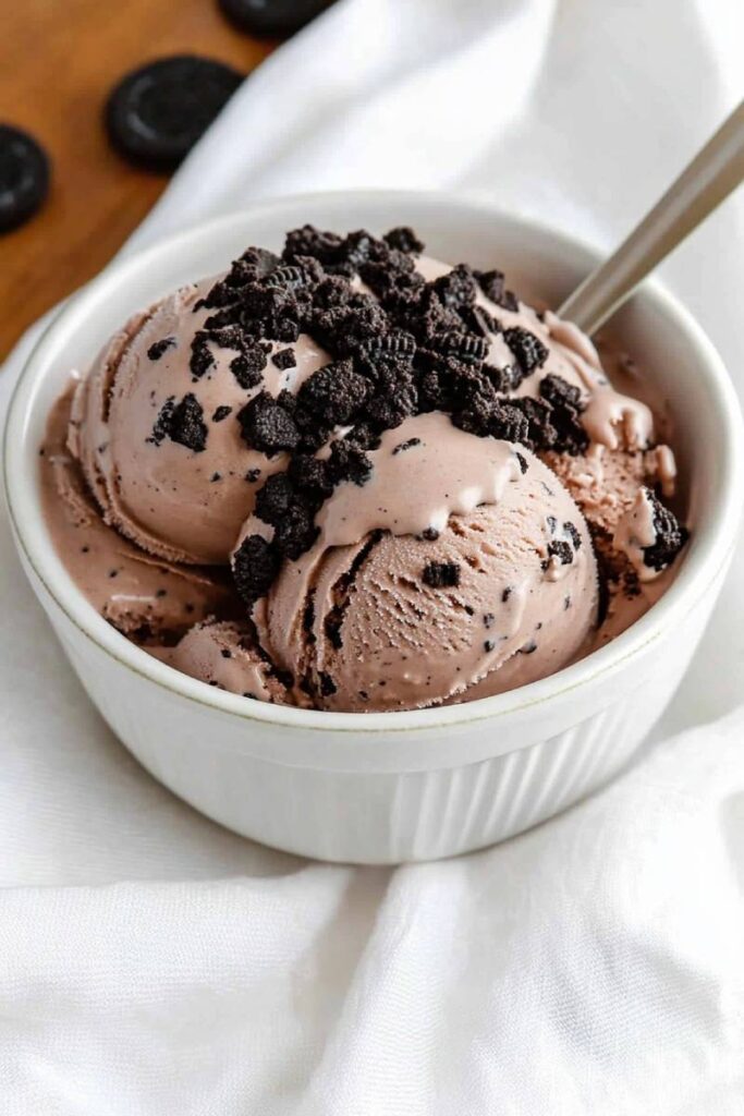 Serving Ninja Creami Cottage Cheese Ice Cream