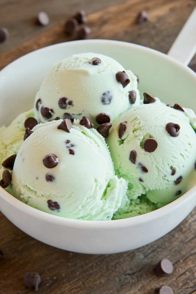  Ninja Creami Mint Chocolate Chip Ice Cream Making