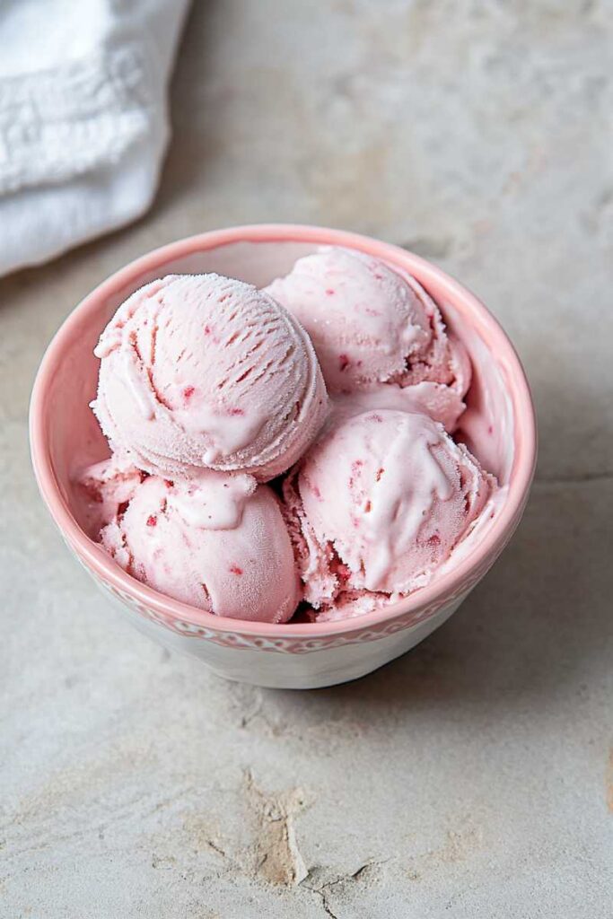 Ninja Creami Strawberry Ice Cream