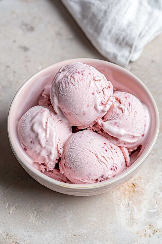 Ninja Creami Strawberry Ice Cream Making