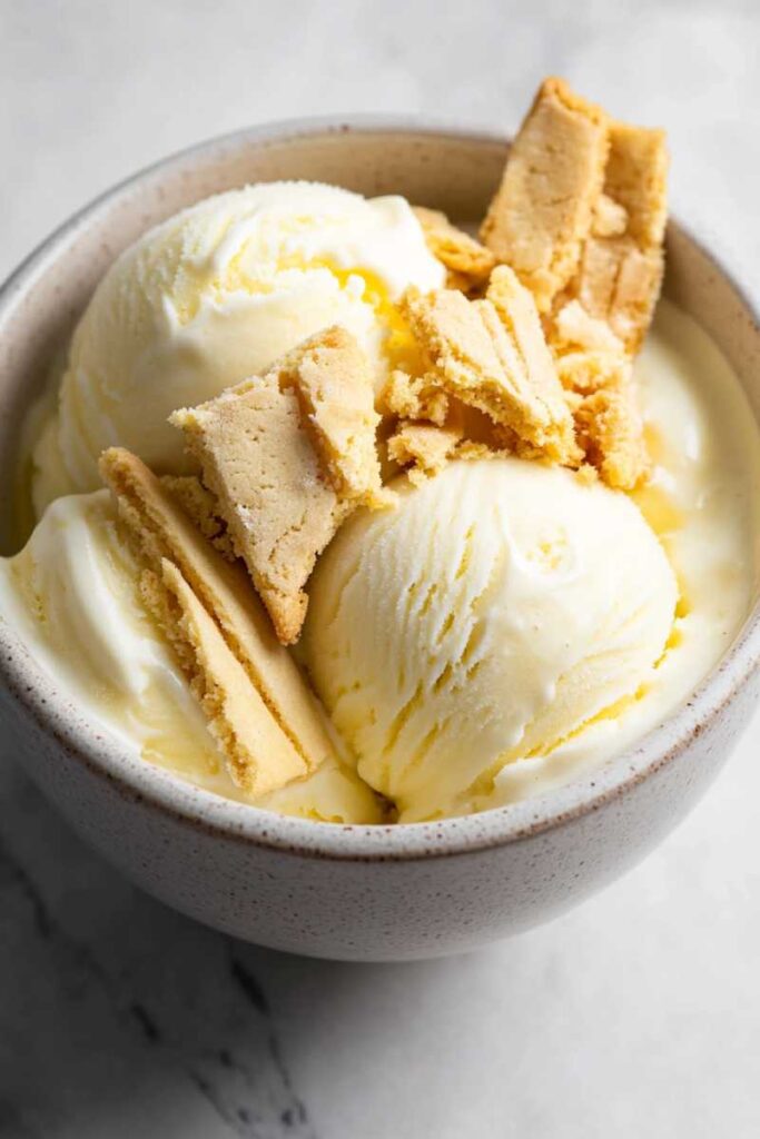 making Ninja Creami Lemon Ice Cream 