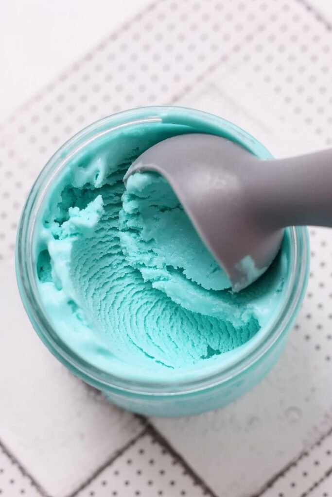 Blue Moon Ice Cream Scooping