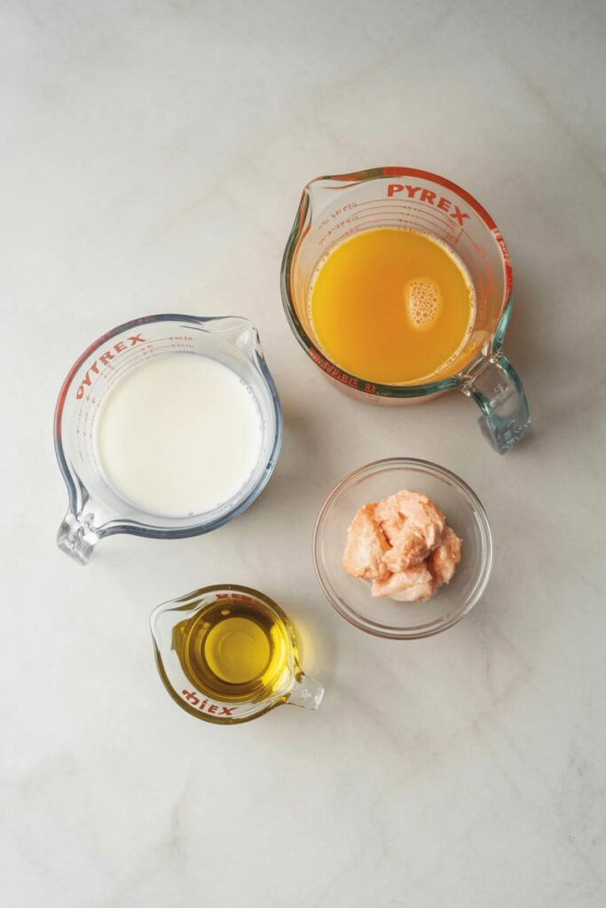 Ninja Creami Orange Julius Ingredients