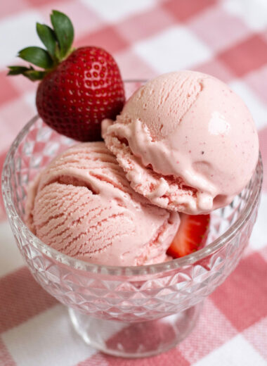 Ninja Creami Strawberry Gelato