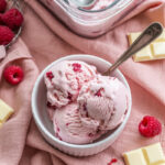White Chocolate Raspberry Protein Ice Cream