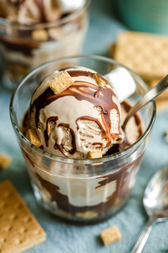 How to Serve S'mores Ice Cream