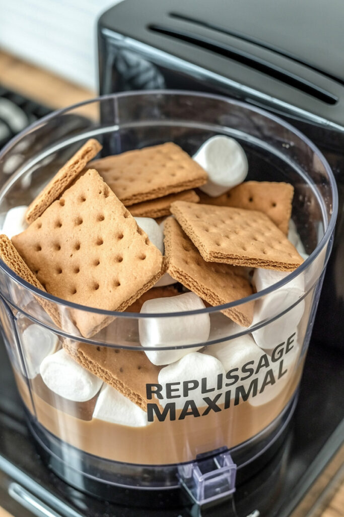 S'mores Ice Cream Prepare