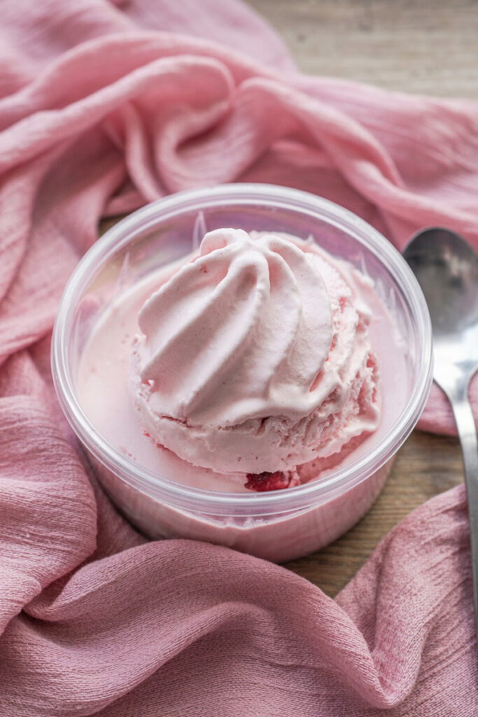 Respin White Chocolate Raspberry Protein Ice Cream