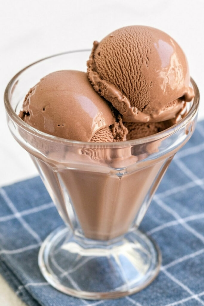 Chocolate Ice Cream with Pudding Mix