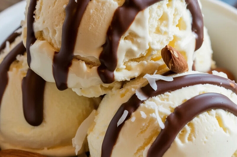 Ninja Creami Almond Joy Ice Cream
