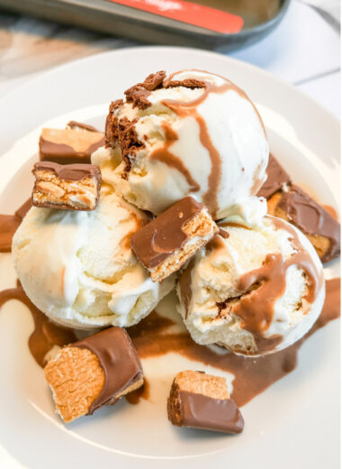 Ninja Creami Butterfinger Ice Cream