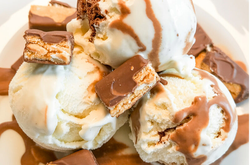 Ninja Creami Butterfinger Ice Cream