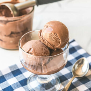 Ninja Creami Chocolate Ice Cream with Pudding Mix