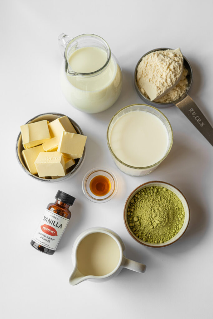 Ninja Creami Matcha Ice Cream Ingredients