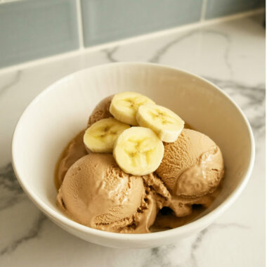 Ninja Creami Peanut Butter Banana Ice Cream