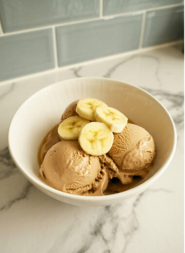 Ninja Creami Peanut Butter Banana Ice Cream