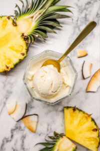 Ninja Creami Pina Colada Lite Ice Cream