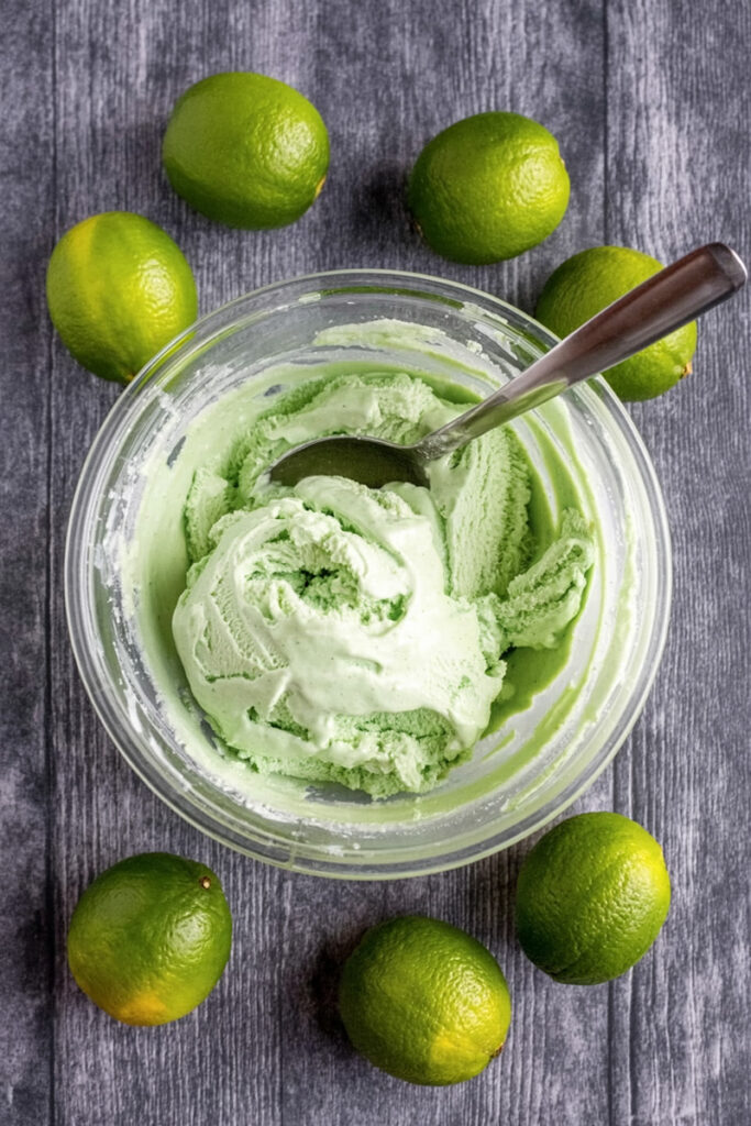 Prepare Coconut Lime Ice Cream