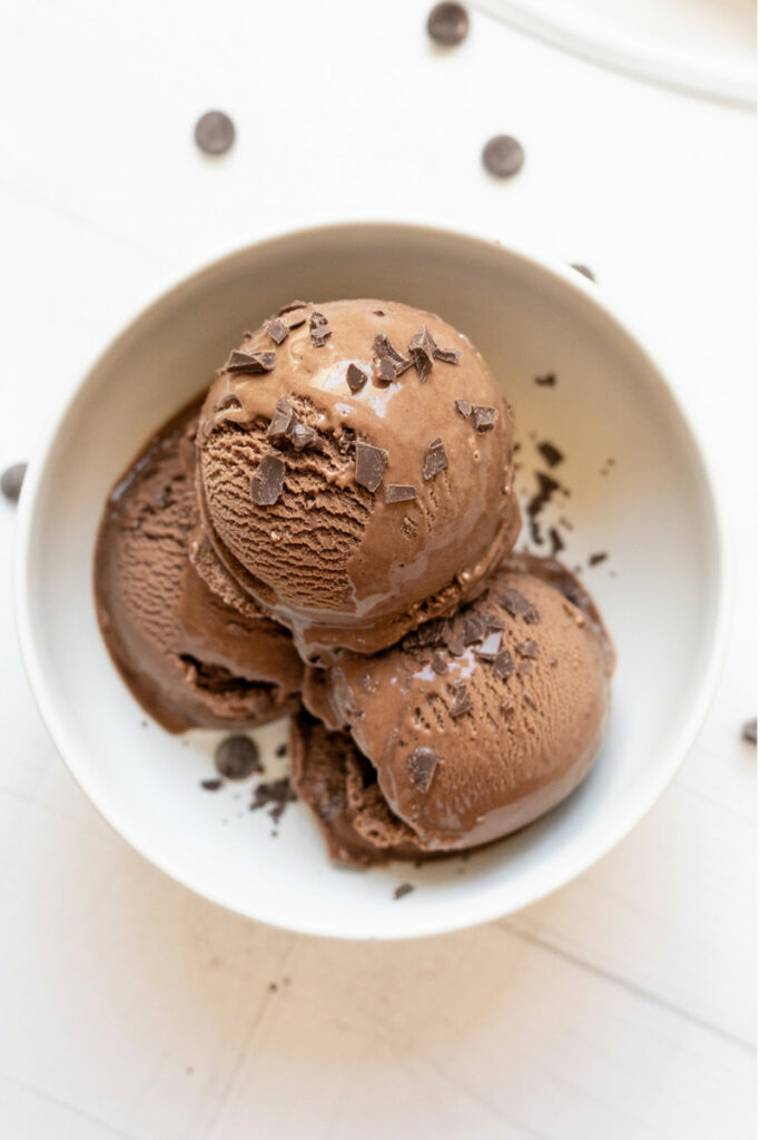 Prepare Double Dark Chocolate Chip Protein Ice Cream