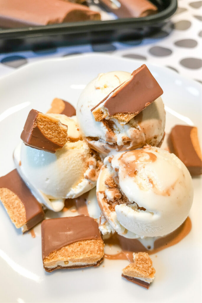 Prepare Butterfinger Ice Cream