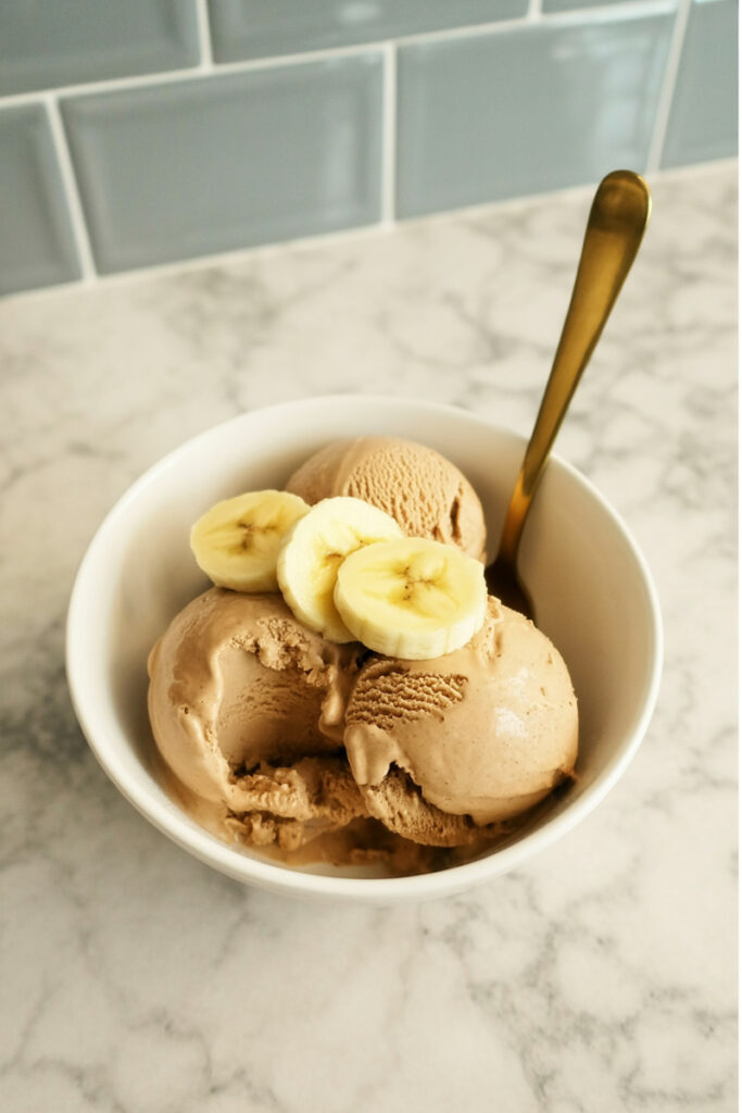 How to Serve Peanut Butter Banana Ice Cream