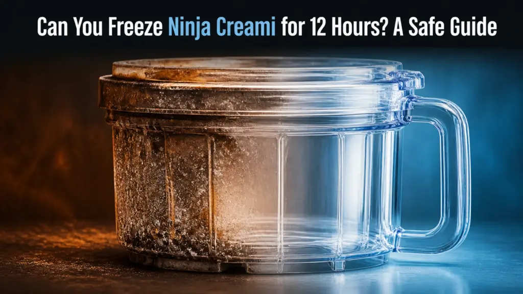 can you freeze ninja creami for 12 hours
