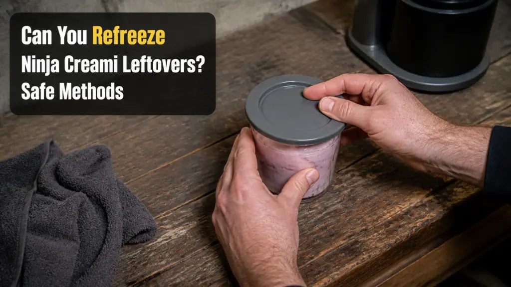 Can You Refreeze Ninja Creami Leftovers? Safe Methods can you refreeze ninja creami leftovers