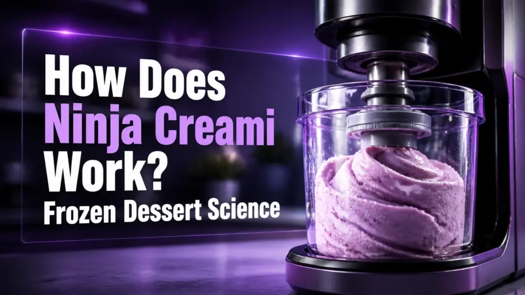 How Does Ninja Creami Work? Frozen Dessert Science how does ninja creami work