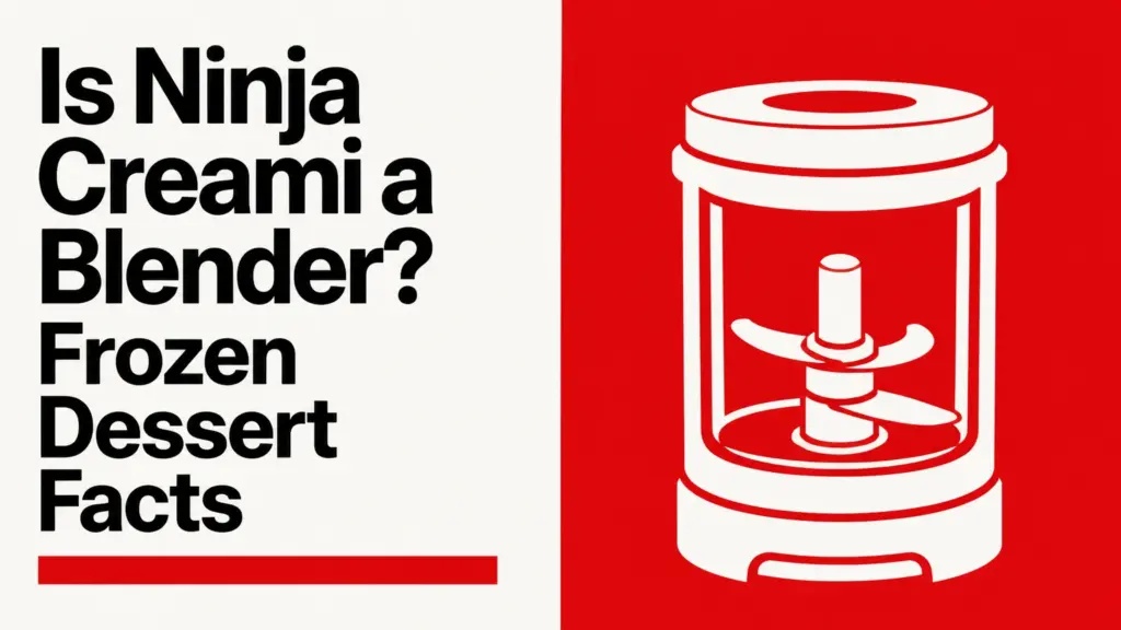 is ninja creami a blender