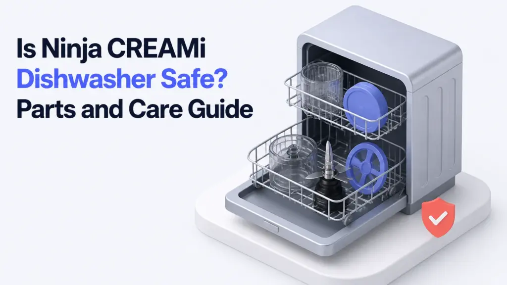Is Ninja CREAMi Dishwasher Safe? Parts and Care Guide is ninja creami dishwasher safe