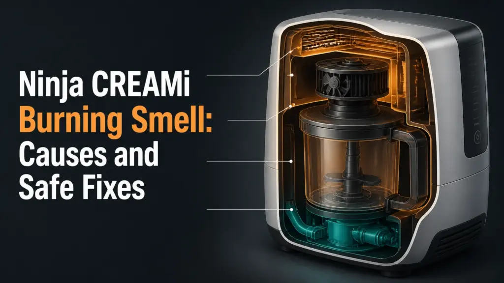 Ninja CREAMi Burning Smell: Causes and Safe Fixes ninja creami burning smell