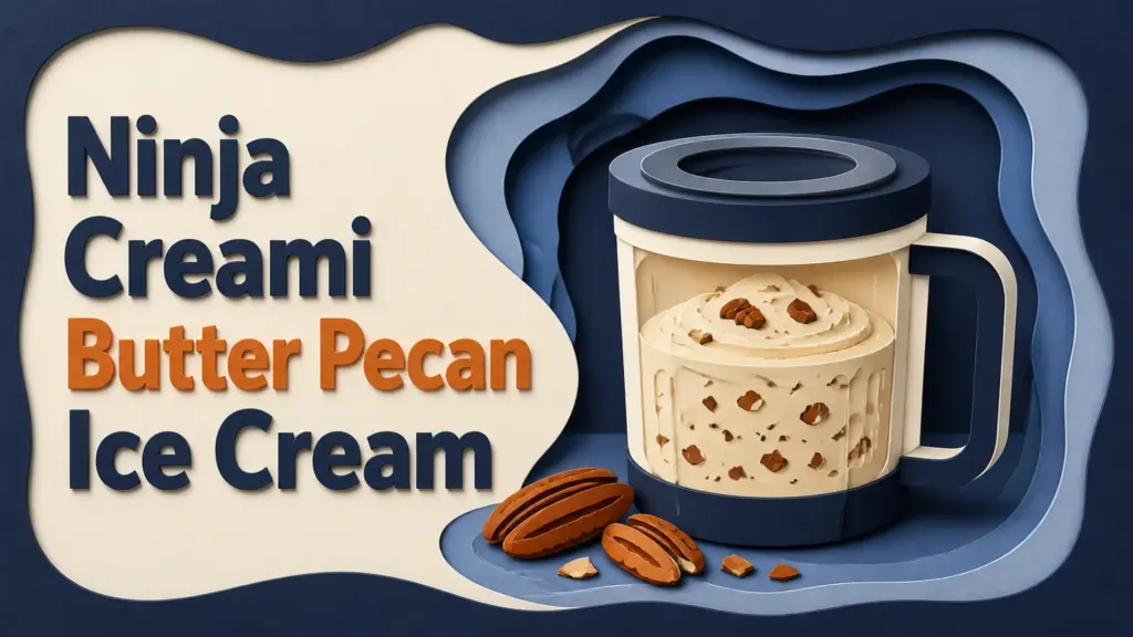 Ninja Creami Butter Pecan Ice Cream ninja creami butter pecan ice cream