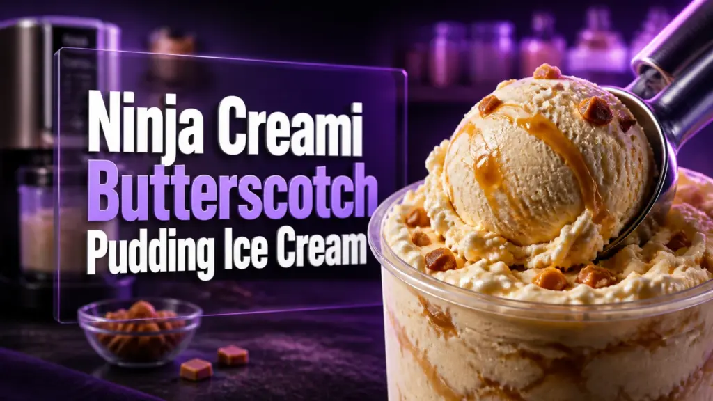ninja creami butterscotch pudding ice cream