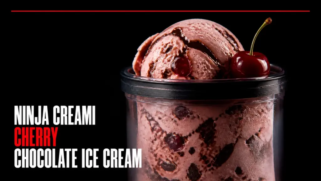 ninja creami cherry chocolate ice cream