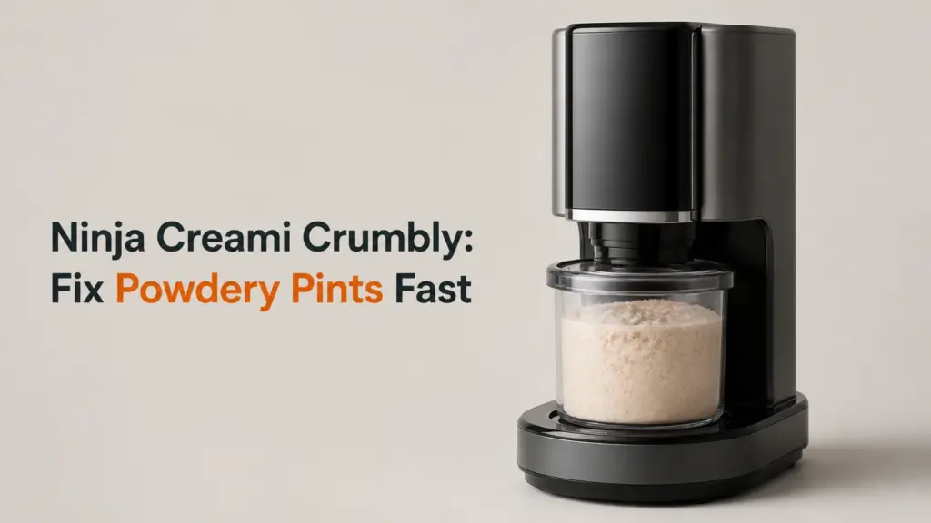 ninja creami crumbly